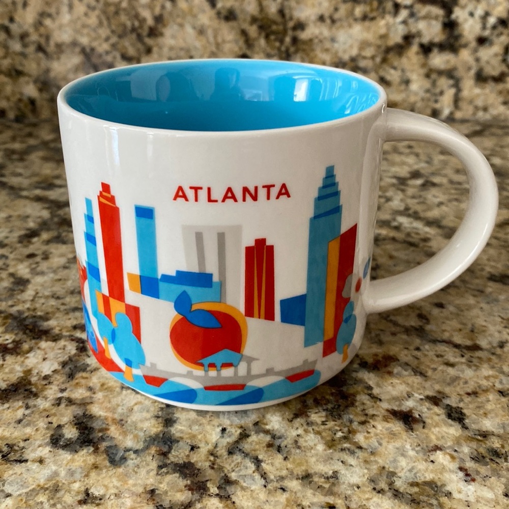 Starbucks Atlanta Collectable You Are Here Mug Cup in perfect condition